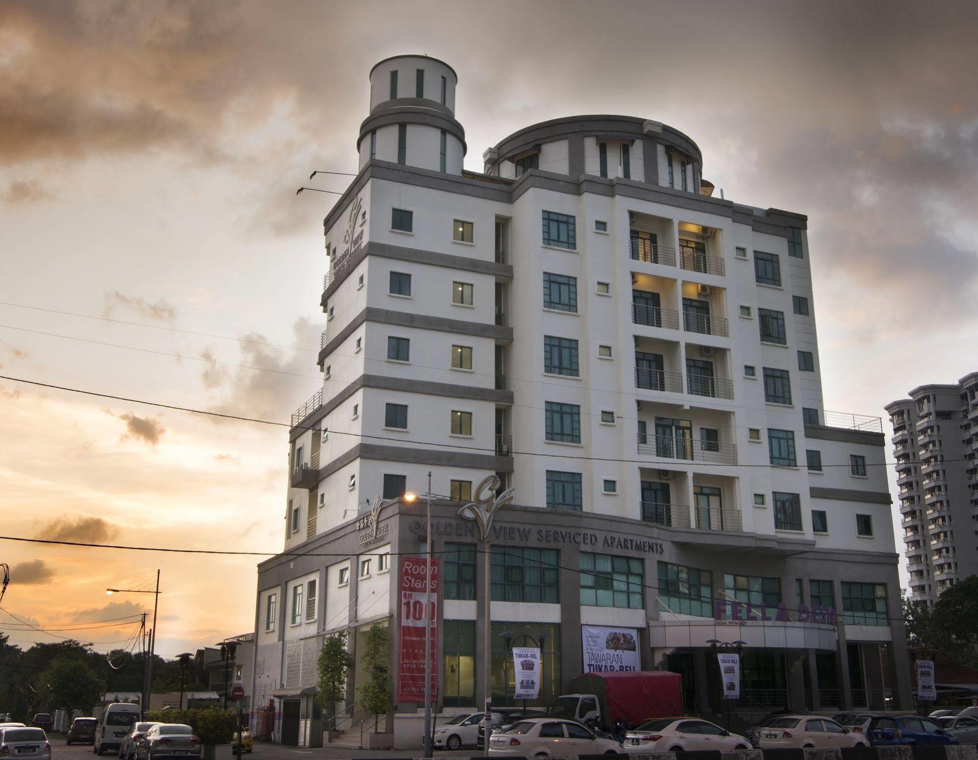 Golden View Serviced Apartments Tanjung Tokong Eksteriør bilde